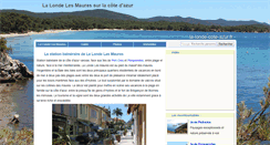 Desktop Screenshot of la-londe-cote-azur.fr